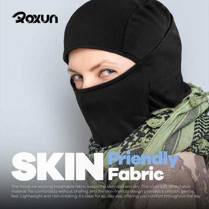 Ski Mask Balaclava Shiesty, Motorcycle Summer Cooling Breathable UV Protector for Men/Women