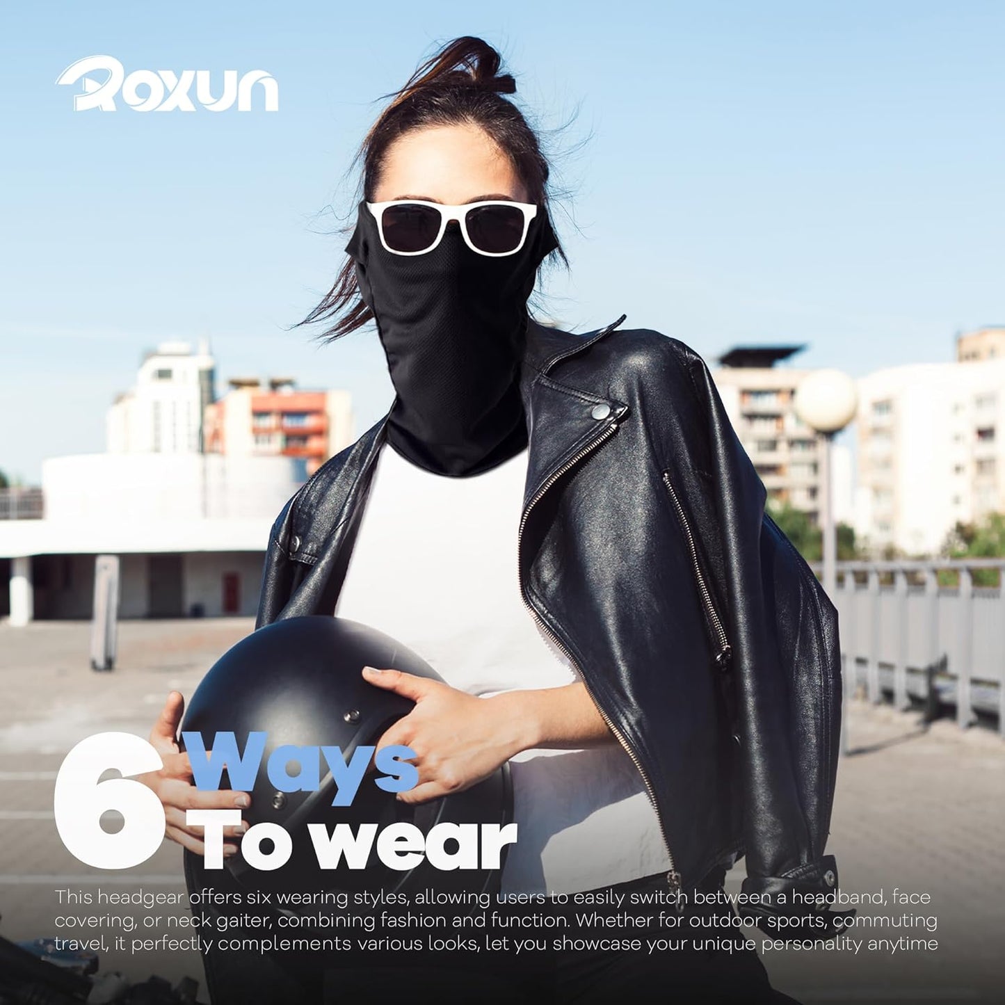 Ski Mask Balaclava Shiesty, Motorcycle Summer Cooling Breathable UV Protector for Men/Women