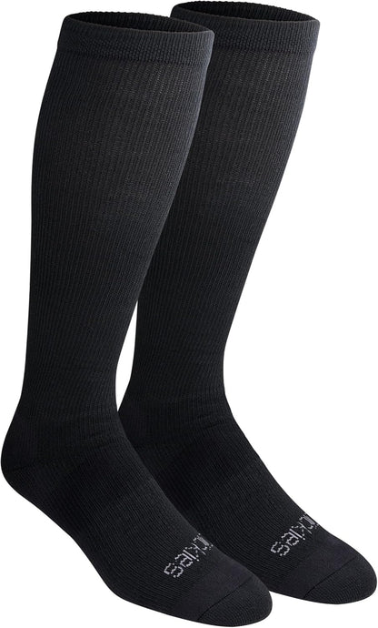Men'S Light Compression Comfort Over-The-Calf Socks, Available in M-XXL (2, 4 Pairs)