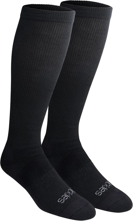 Men'S Light Compression Comfort Over-The-Calf Socks, Available in M-XXL (2, 4 Pairs)