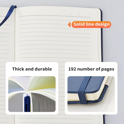 A6 Small Journal Notebook, Lined Pocket Notebook with Pen Holder, Mini Notebook Hardcover, 192 Pages, 3.9 Inches * 5.5 Inches Journal for Women and Man（1Pack Pink）